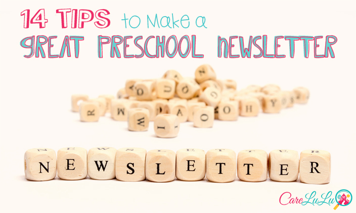 14 Tips to Make a Great Preschool Newsletter - CareLuLu